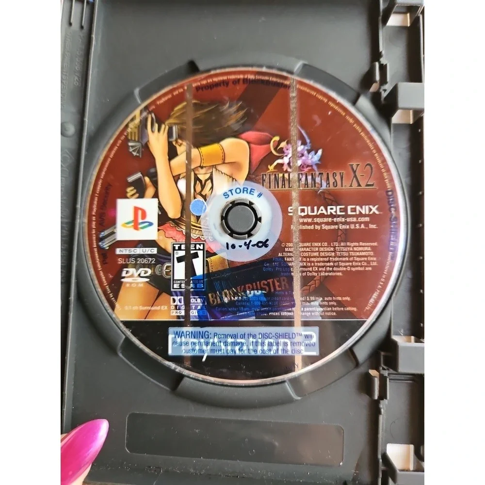 Final Fantasy X-2 (PlayStation 2, PS2) Black Label CIB‎ Complete w/Booklet